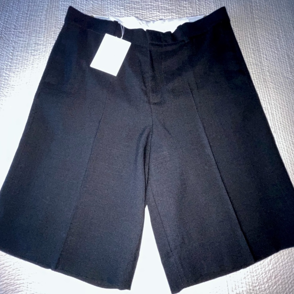 NWT COS Atelier Men's Black Dress Bermuda Shorts Sold Out Waist 35-36" SRP $225